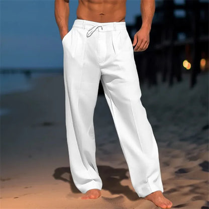 Nathan Linnen Pantalon -  1+1 Gratis