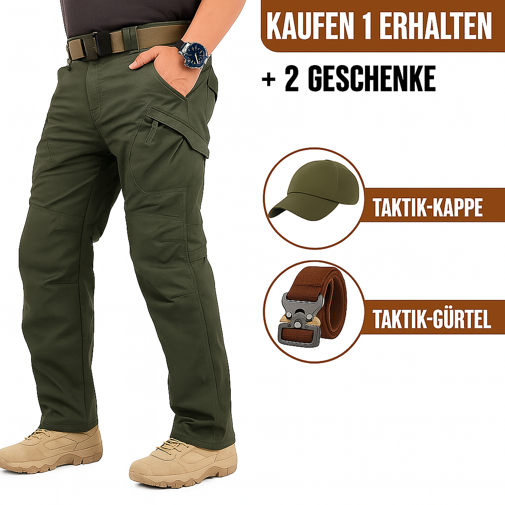 Nordex Tactical Cargo Broek – 1+1 Gratis + Taktik-Kappe & Gürtel